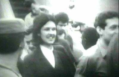 Vladimir e Maria Augusta Carneiro, chegando ao México, em 1969