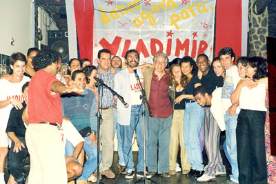 Vladimir em festa de pré-campanha ao governo do Rio